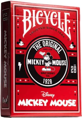 Image de Bicycle® Jeu de cartes - Disney Classic Mickey Jeu de cartes Cartes à jouer Poker Single Deck