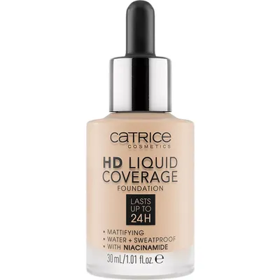 Obrázek produktu pro Catrice HD Liquid Coverage Matujący podkład do twarzy 010 Light Beige, 30 ml