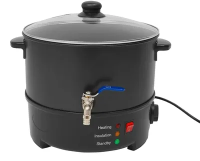 Obrázok produktu pre Stroj na tavenie vosku na sviečky, výkon 1000 W, objem 8 l, čierny