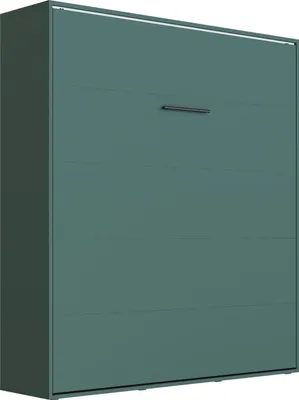 Produktbild von Schrankbett 160x200 Vertikal M3 Tiefe 55cm Steingrün