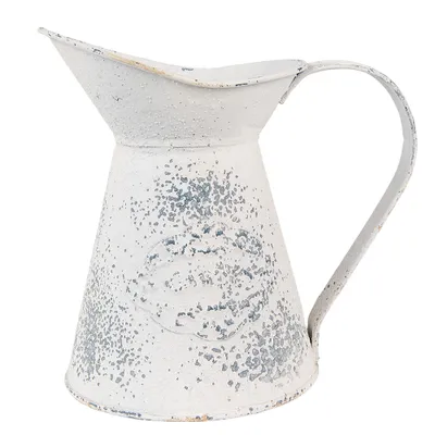 Produktbild von Clayre & Eef Dekorative Kanne 17x11x17 cm Beige Eisen