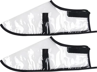 Produktbild von INF Wasserdichte PVC Schuhüberzieher für Friseure und Alltagsgebrauch, 2 Stück M