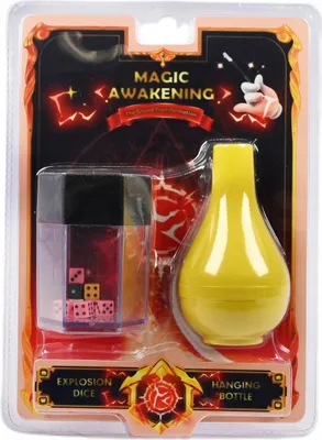 Produktbild von Zauberkasten Kleiner Magier Set - Explodierende Würfel & Schwebende Flasche - Magie Tricks für Kinder