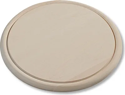 Produktbild von KESPER Ø 25 cm Fleischteller 61443-71 aus Birke natur / Holzteller / Pizzateller / Schneidebrett
