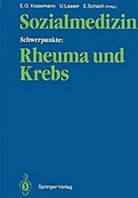 Zdjęcie produktu dla Sozialmedizin Schwerpunkte: Rheuma und Krebs