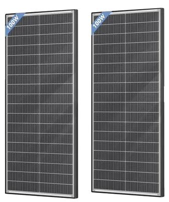 Productafbeelding van Zonnepaneel, monokristallijn, hoge efficiëntie, 100W, 2 stuks