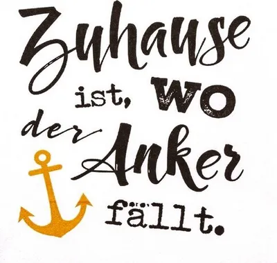 Produktbild von 20 Servietten Mein Anker - Anker Zuhause 33x33cm