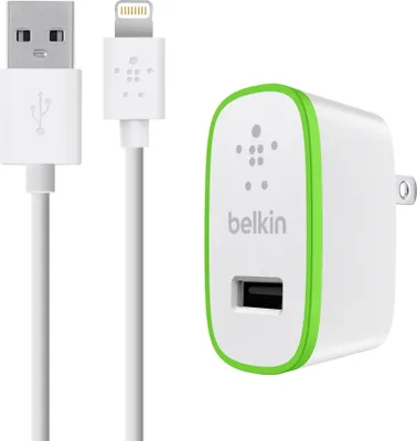Produktbild von BELKIN USB, 2,4A, 12W, weißes Netz-Ladegeät
