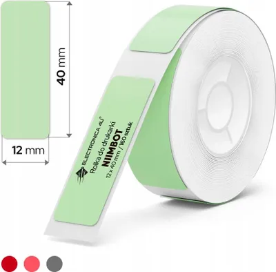 Immagine prodotto di Niimbot štítky RP 12x40mm 160ks Green pro D11 a D110
