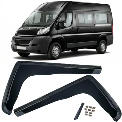 Produktbild von Windabweiser Regenabweiser Windschutz schwarz für Citroen Jumper ab 2006