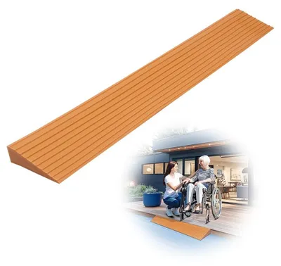 Productafbeelding van Opklapbare helling met antislipoppervlak voor rolstoelen en kinderwagens