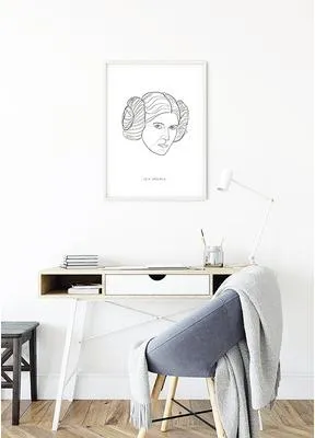 Produktbild von Poster Star Wars Classic Force Faces Leia 40x50 cm