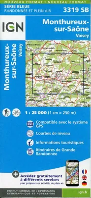Produktbild von Monthureux-sur-Saone Voisey 1:25 000