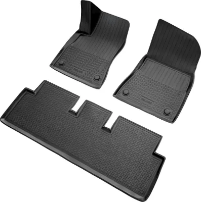 Obrázek produktu pro 3D gumové rohože vhodné pro Tesla Model 3 | BJ od roku 2017> | přesně padnoucí s okrajem