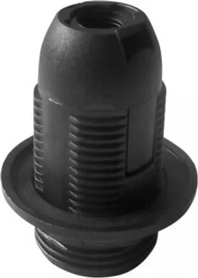 Immagine prodotto di Portalampada E14 con flangia, Orno, termoplastico, nero