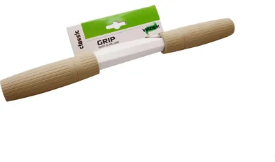 Immagine prodotto di Manopole classiche per bicicletta color kaki, 120 mm