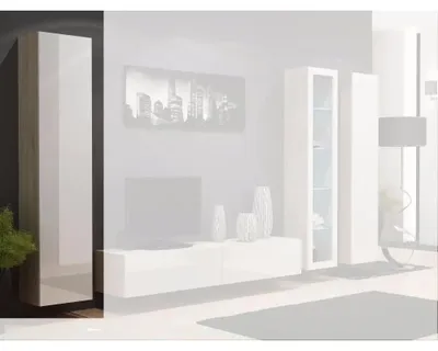 Produktbild von Cama WIP VIGO180 so/b, Lagerschrank, Wand-montiert, Wandschrank, 4 Regale, 1 Tür(en), Partikelbord
