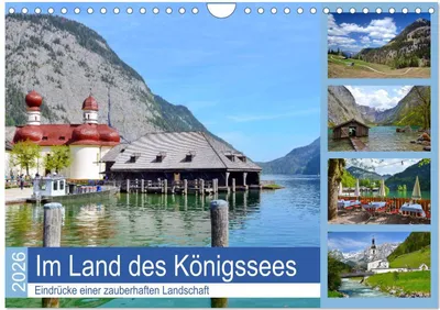 Produktbild von Im Land des Königssees (Wandkalender 2026 DIN A4 quer), CALVENDO Monatskalender