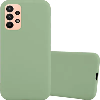 Produktbild von Cadorabo Hülle für Samsung Galaxy A23 4G Schutzhülle in Grün Handyhülle TPU Silikon Etui Case Cover