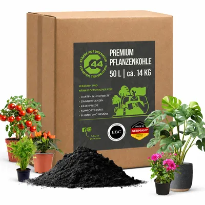 Produktbild von C44 Premium Pflanzenkohle | -Bodenhilfsstoff - 50L