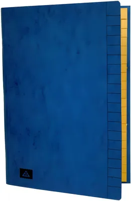 Produktbild von RNK Ordnungsmappe DIN A4 blau 245x345mm Gummizug