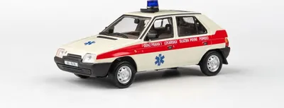 Zdjęcie produktu dla Škoda Favorit 136L (1988) - OÚNZ Praha 1 ABREX 1:43