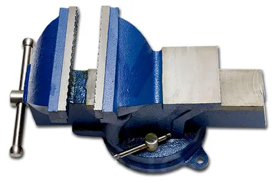 Produktbild von Schraubstock Werkbankschraubstock 125mm mit Amboss drehbar 360° f. Werkbank