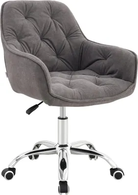 Produktbild von HOMLA FUSSY Sessel in Stoff drehbar grau 57x61x80-90 cm