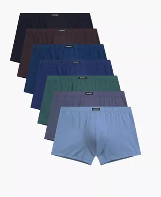 Produktbild von Herren Boxershorts Atlantic komfortable Baumwolle ohne Muster braun grün marineblau XL