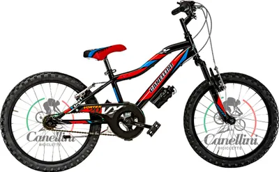 Produktbild von Kinderfahrrad MTB Canellini VORTEX 20" 1V - Schwarz/Rot/Blau