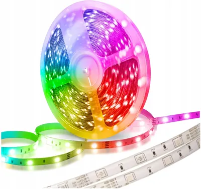 Produktbild von Mehrfarbiges LED-Band, 72W, 12V, IP63, RGB, 5m, dekorative Beleuchtung