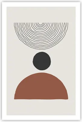 Produktbild von Poster - Poster ohne Rahmen - Figuren Formen Geometrie - 61x91,5 cm - Wand Bild - Wanddeko - Wandbilder - Kunstposter - Wandposter - Bilder - Kunstdruck - Wanddekoration - Wandbild - P2XPA61x91-4965