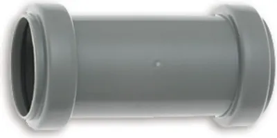 Produktbild von HT - Überschiebmuffe NW 50 Länge 105 mm / HT-Muffe / HTU Muffe / HT-Rohre / HT-Verbindungsstück /