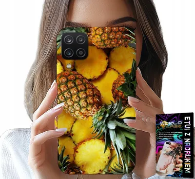 Obrázek produktu pro Pouzdro Pro Samsung Galaxy A22 5G - Ananasové Pouzdro + Sklo