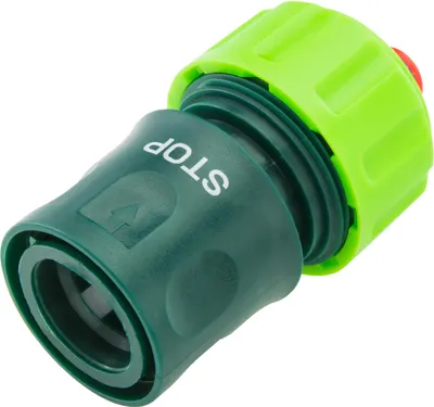 Produktbild von VERTO Wasserstop 3/4" -Gartenschlauch Anschluss, einfache Montage, Verbinder - für die Gartenbewässerung, für die Garten Bewässerung, Hohe Qualität