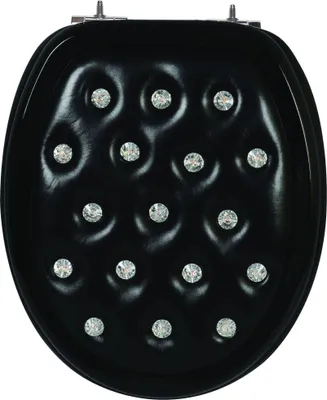 Produktbild von Primaster WC-Sitz mit Strasssteinen Absenkautomatik Soft schwarz