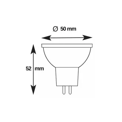 Produktbild von 3 W MR16 / GU5.3 LED Spot Lampe Kaltweiß