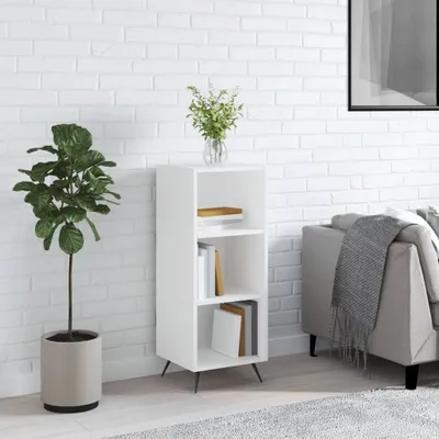 Produktbild von Regalschrank in Weiß aus Holzwerkstoff 34,5x32,5x90 cm