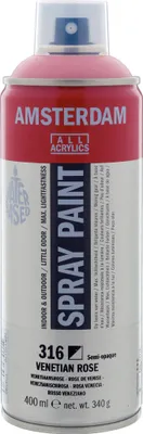 Produktbild von Amsterdam Sprühfarbe Spraydose hochpigmentiert 400 ml Venezianischrosa 316