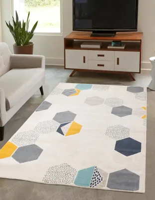 Produktbild von Kurzflorteppich YLVIE, Beige in 120 x 170 cm