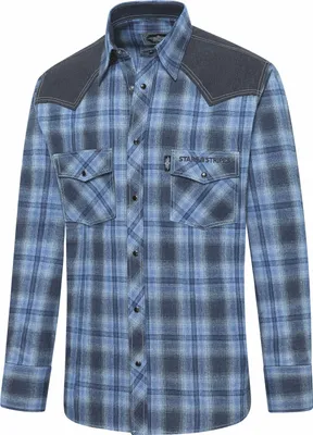 Produktbild von Stars & Stripes Herren Westernhemd »Hank« Blau