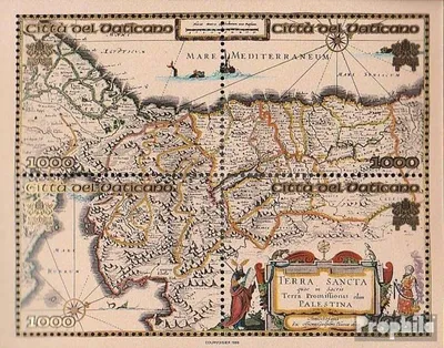 Produktbild von Briefmarken Vatikanstadt 1999 Mi Block20 (kompl.Ausg.) gestempelt Geographia Blaviana