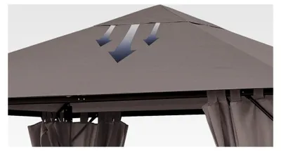 Produktbild von Ersatzdach für Pavillon 3x3m in Taupe