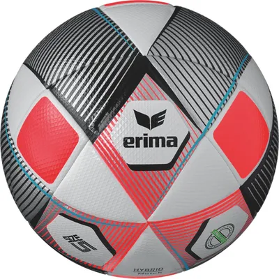 Image de Erima Hybrid Match (Size 5) Ballon de match - Argent / Corail