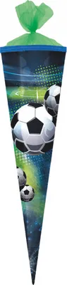 Produktbild von Herlitz Schultüte / Zuckertüte / 85cm / eckig / "Fußball"