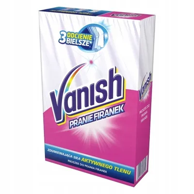 Obrázek produktu pro Vanish Proszek wybielający do prania firanek, 400 g
