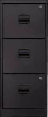 Produktbild von Hängeregistraturschrank PFA Einstiegsmodell, schwarz 5020073766271