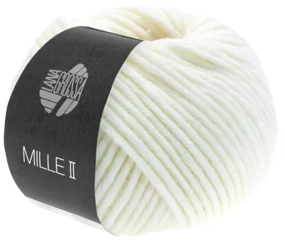 Produktbild von Lana Grossa - Mille II 0075 weiss
