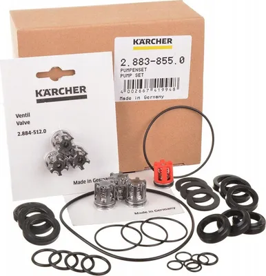 Produktbild von Pumpenreparatursatz für KARCHER HDS 895, 790ci, 797ci Hochdruckreiniger (2.883-855.0) für 18 mm Kolben