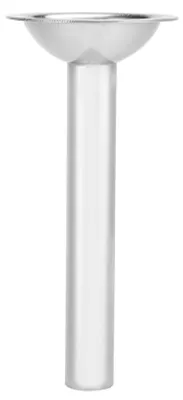 Image de Tube de remplissage en acier inoxydable pour poussoir à saucisses, accessoire manuel pour hachoir à viande, diamètre 24 mm